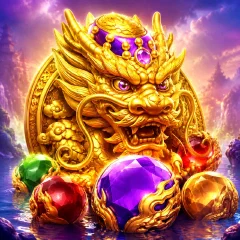 DRAGON GEMS 500 — original artwork inspired by the YB game cover