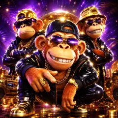 Funky APE — original artwork inspired by the OP game cover