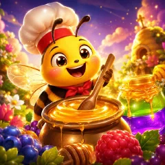 Juicy Bee — original artwork inspired by the OP game cover