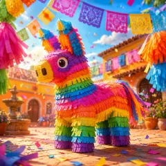 PIÑATA 1000 — original artwork inspired by the 5G game cover